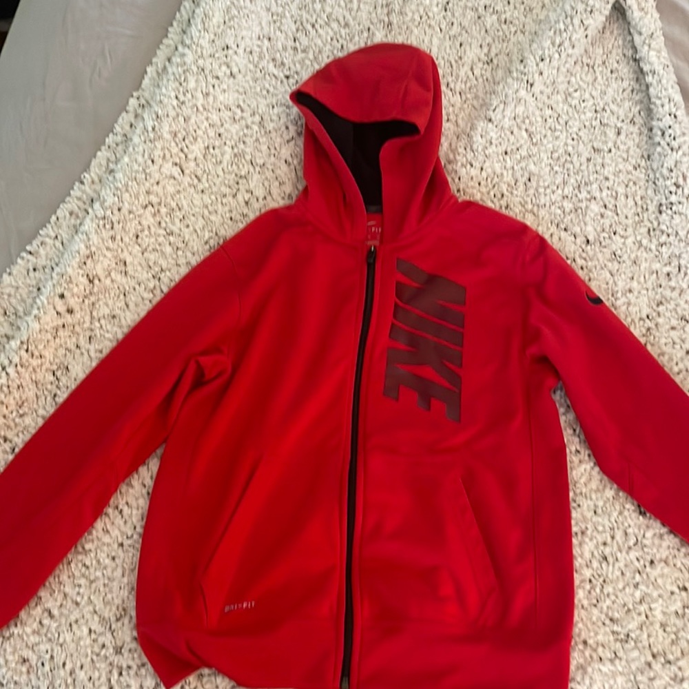 Nike Dri Fit Boys Youth XL Zip Up with Hood
